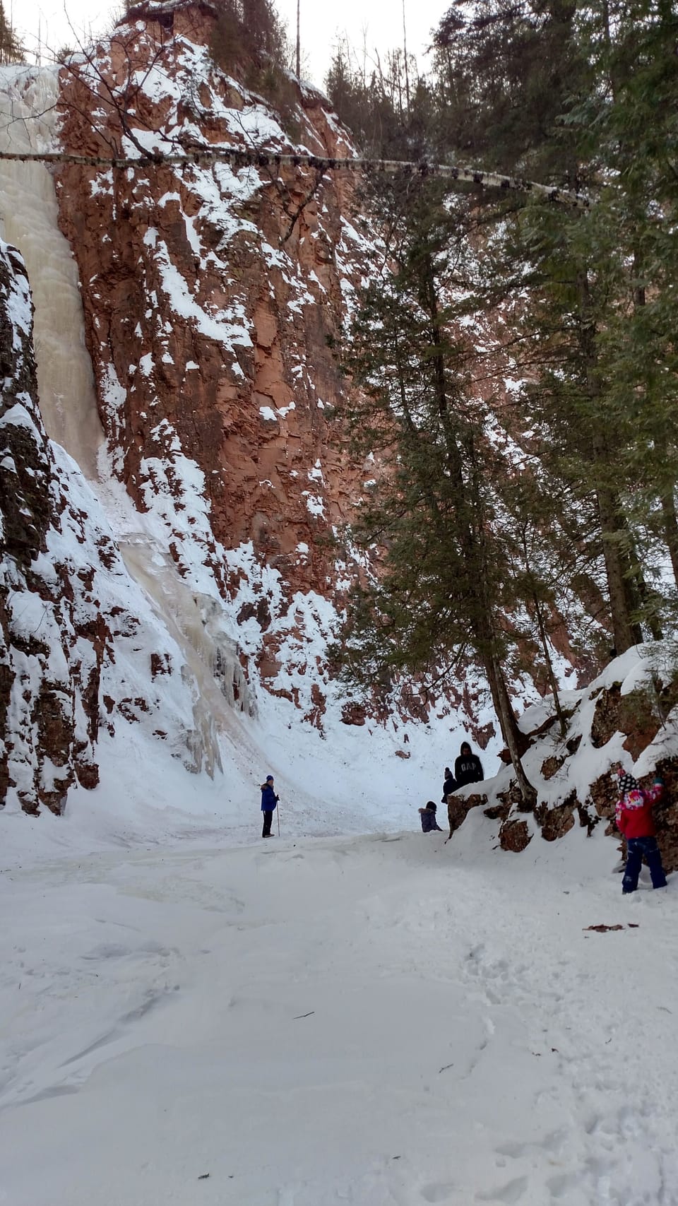 The Devil Track River canyon trail begins 400 yards from the Loft!