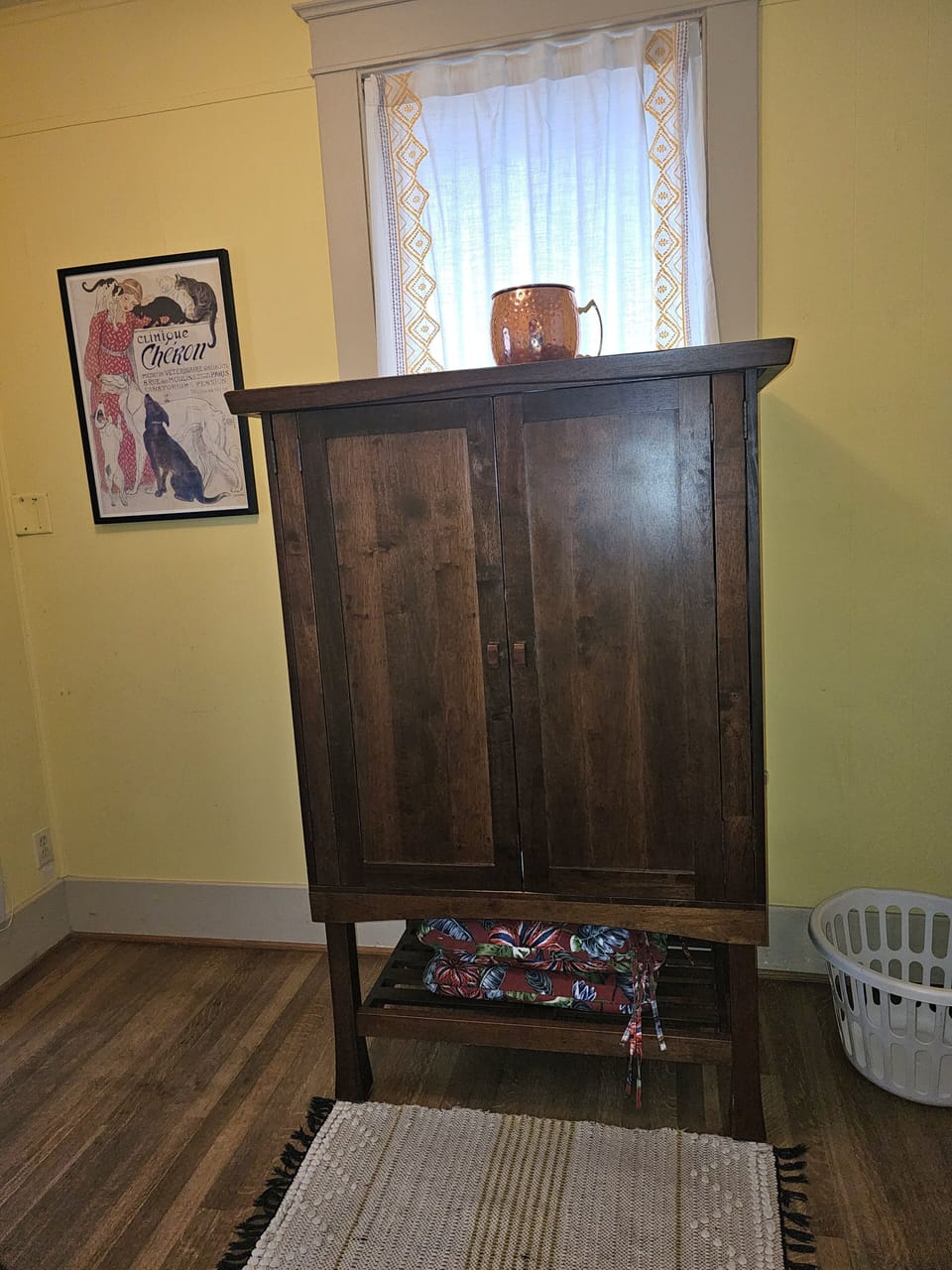 Storage in laundry room