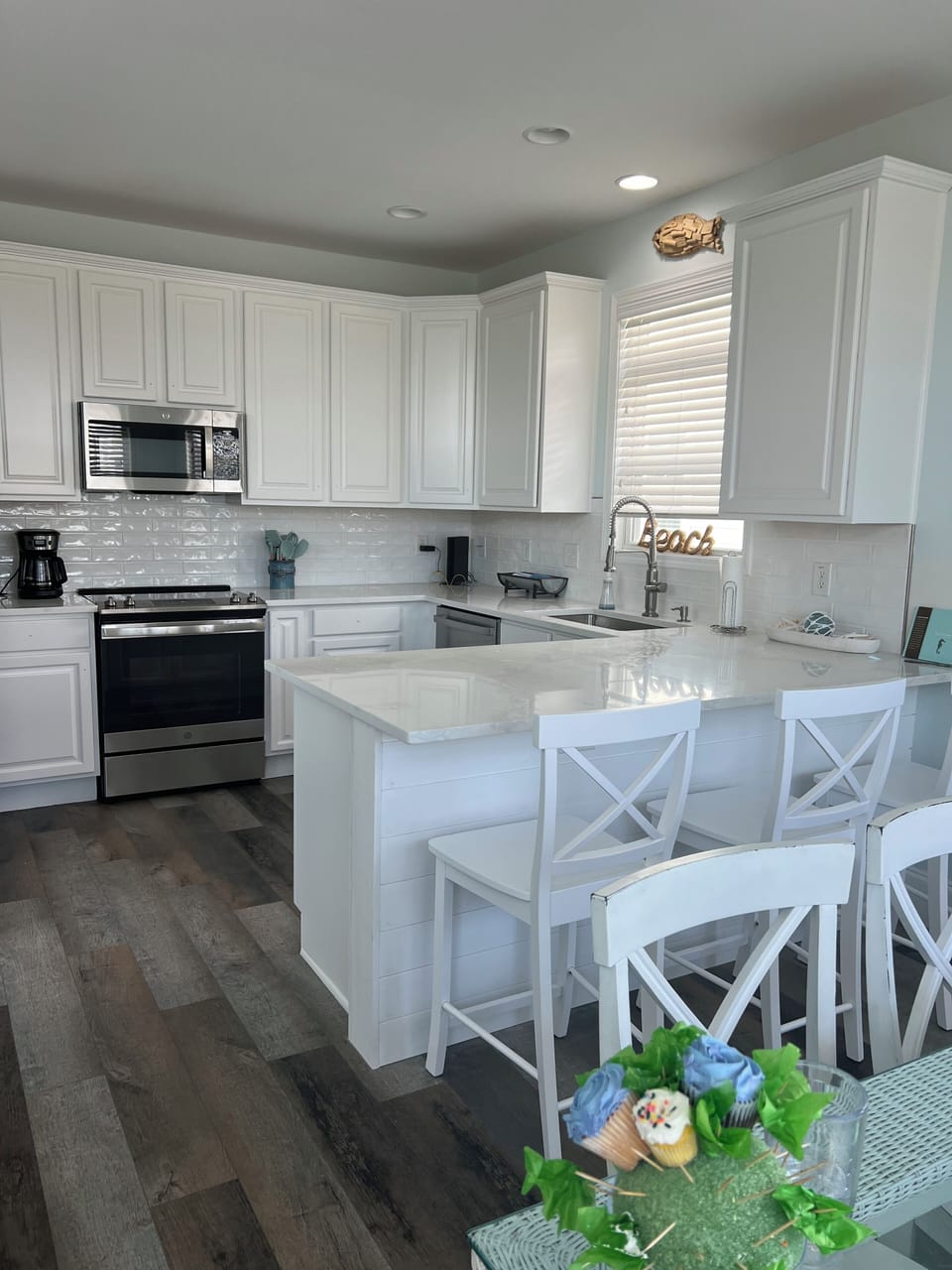 Fully stocked kitchen