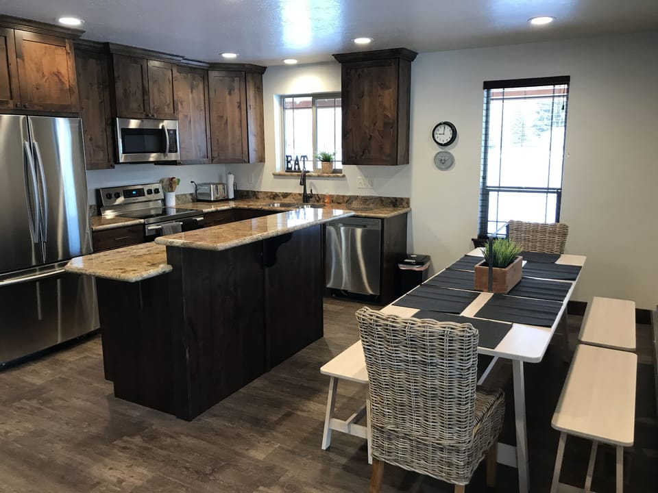Dining Table and Kitchen
