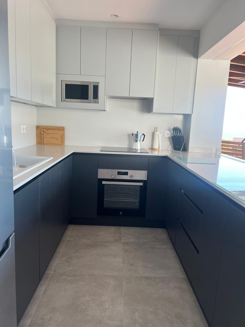 New fully furnished pool side kitchen