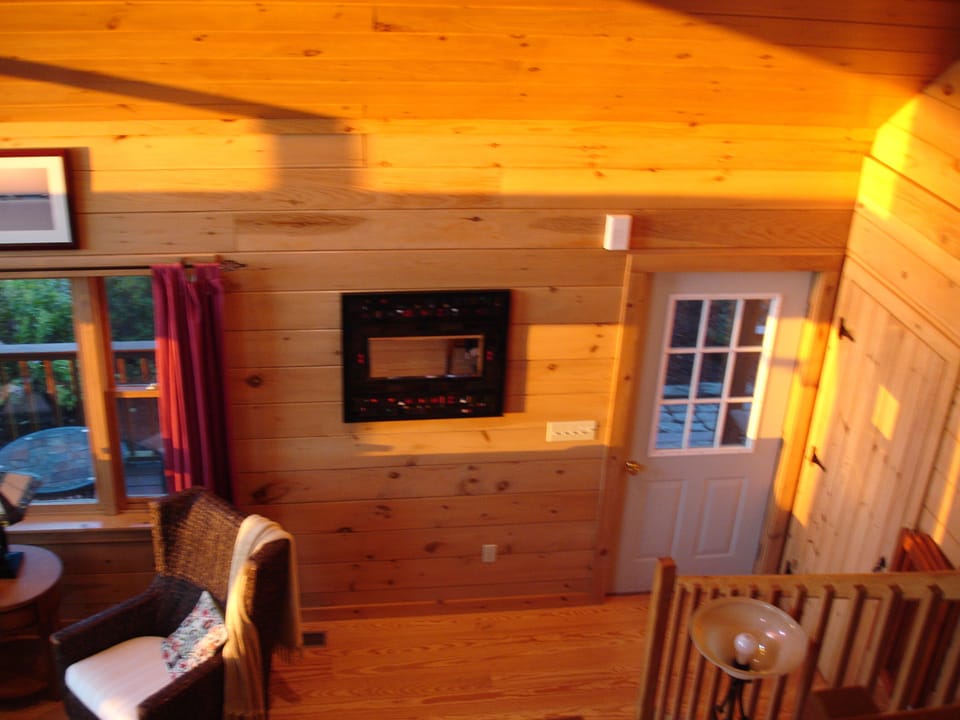 Afternoon sun bathing the great room in glorious, golden light.