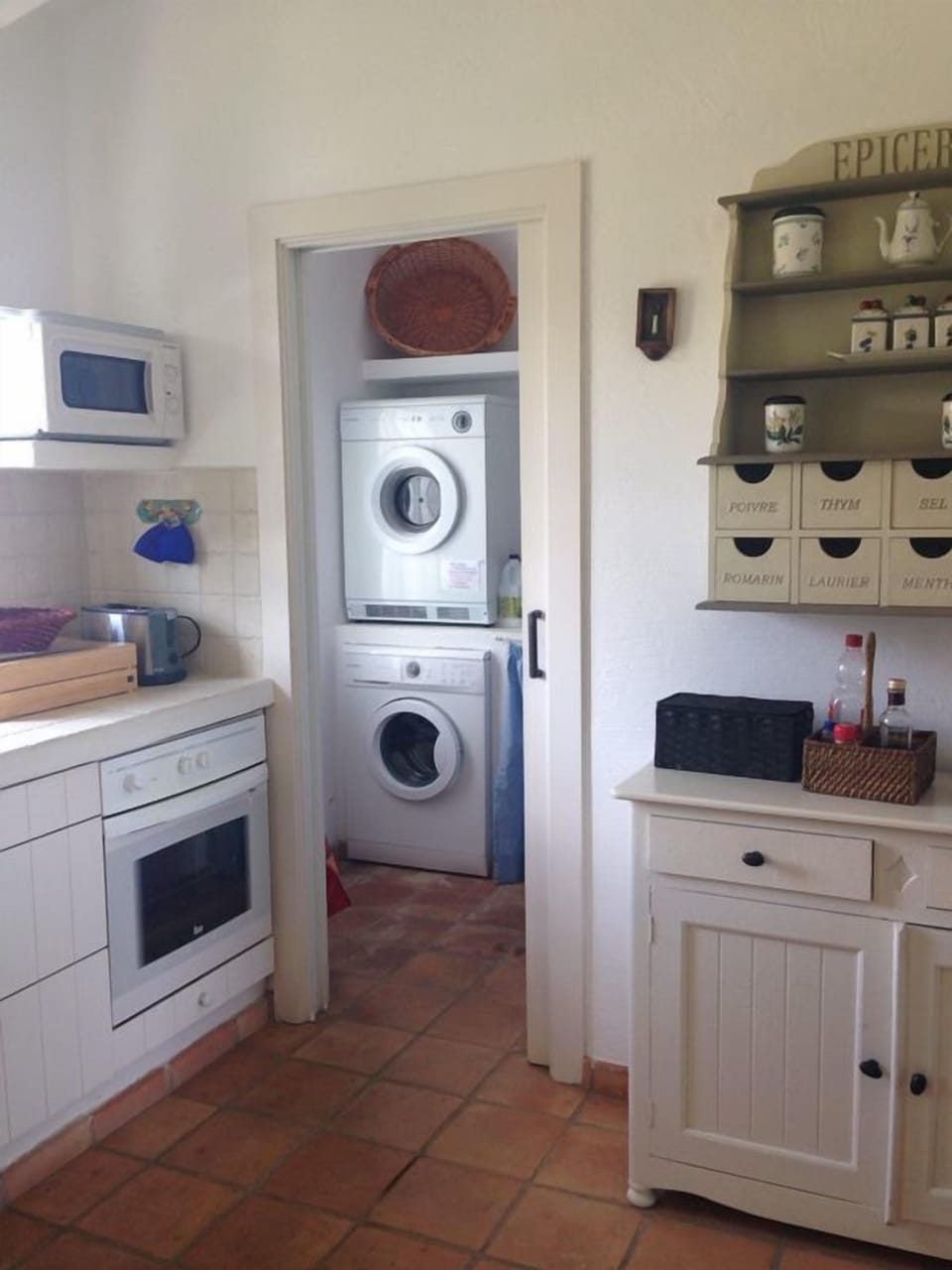 Pantry with machines