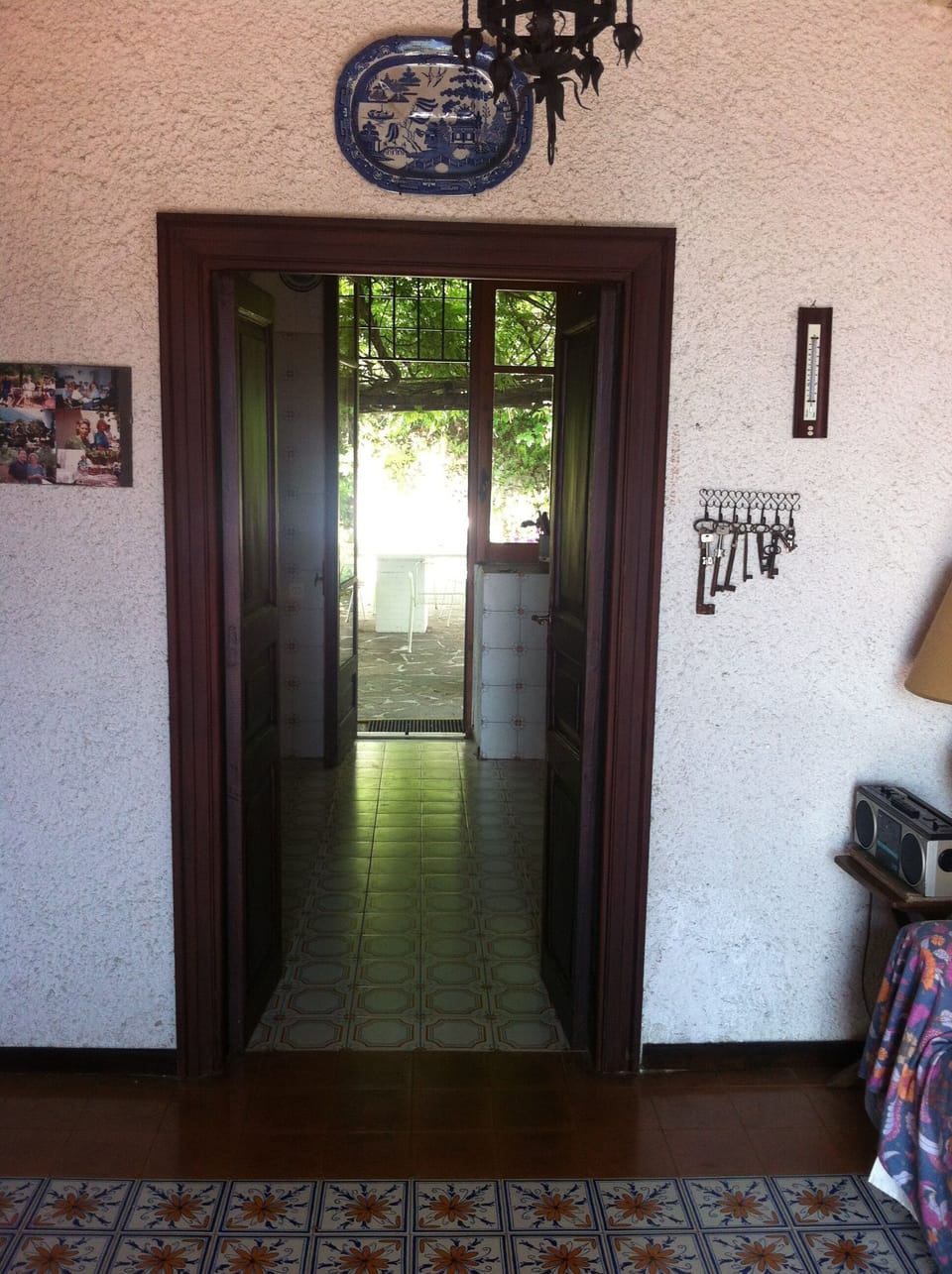 kitchen from the living room