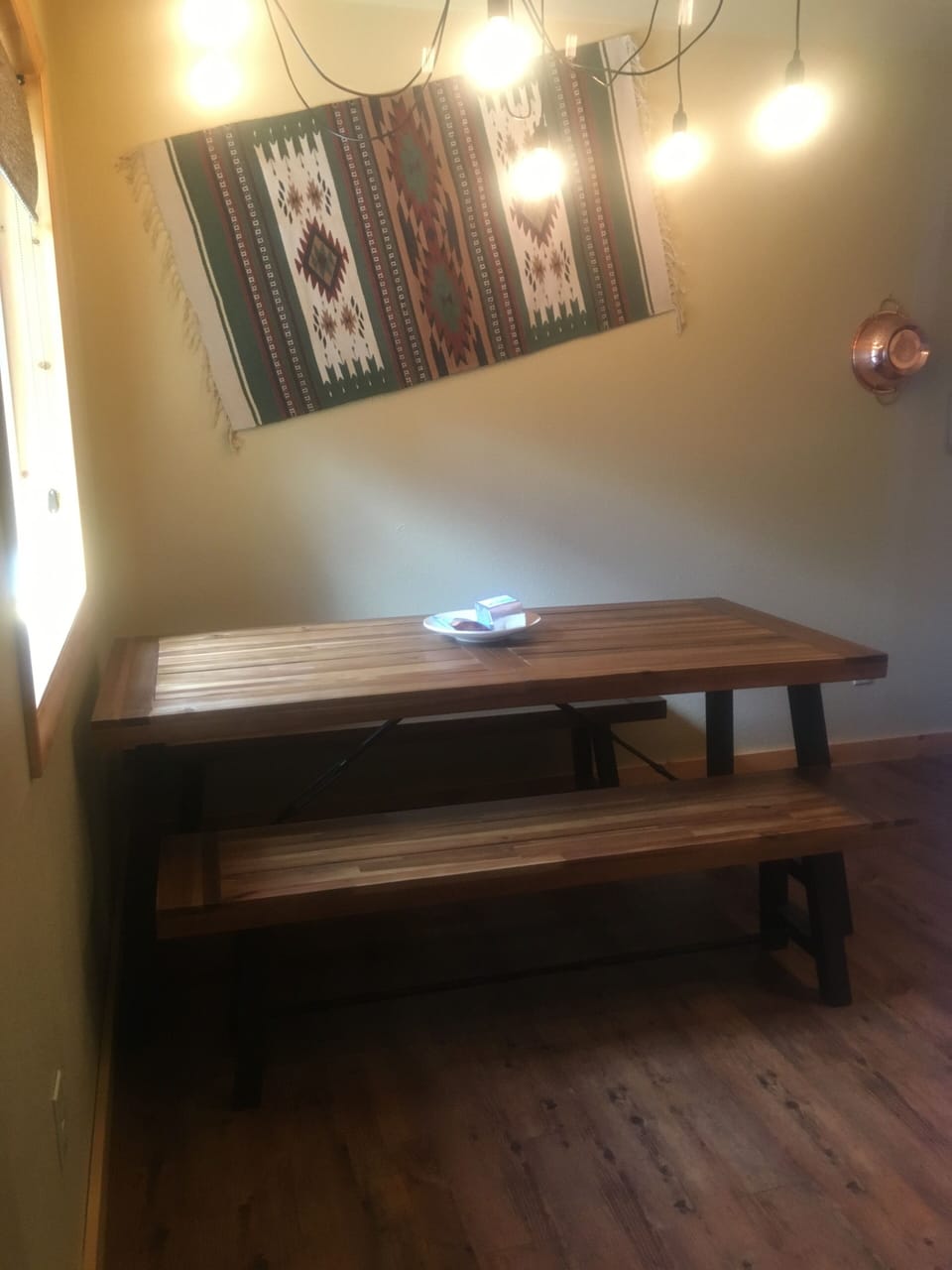 Dining room table in the kitchen