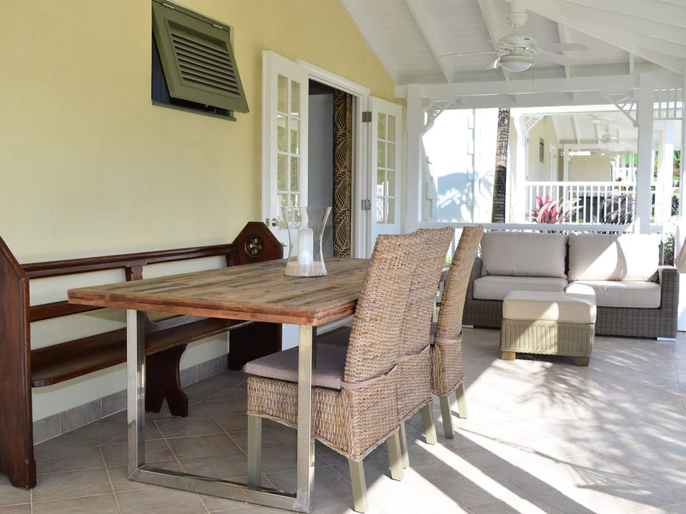 Outside dining