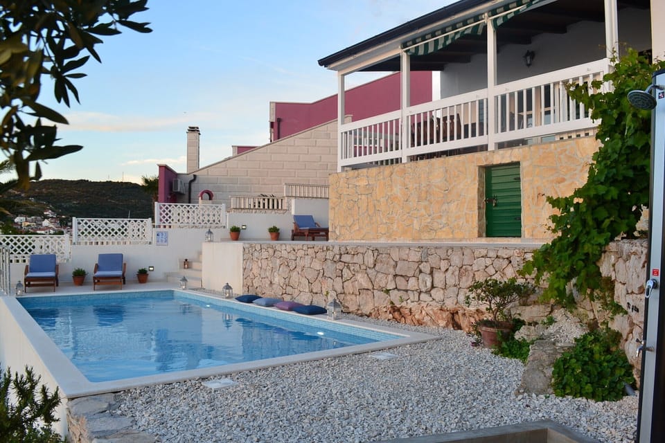 house view and pool area