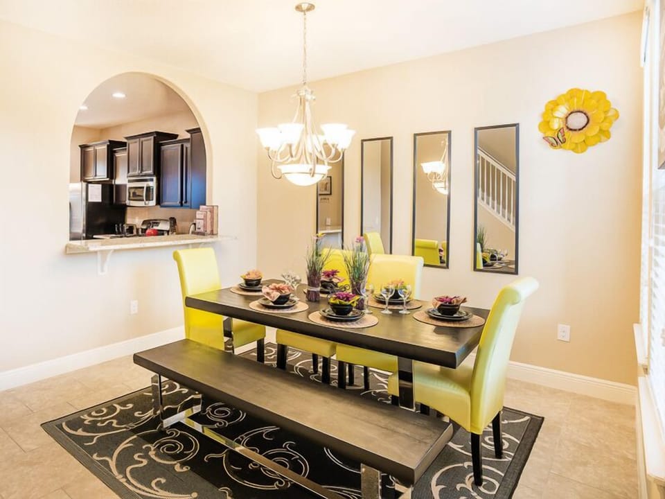 Entrance into formal dining room