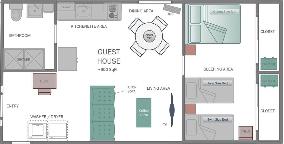 Guest House Layout