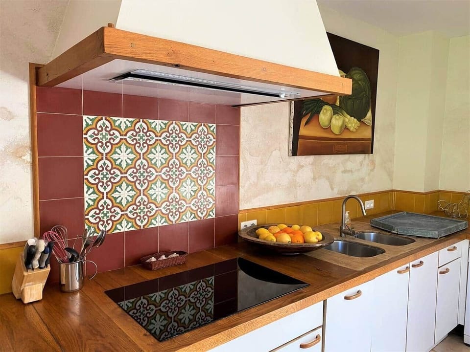 Cuisine : Plaques à induction et double évier