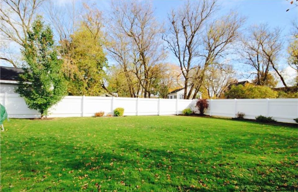 Fenced in yard
