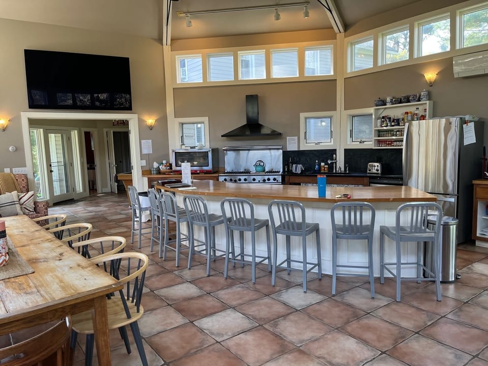 New chairs in kitchen