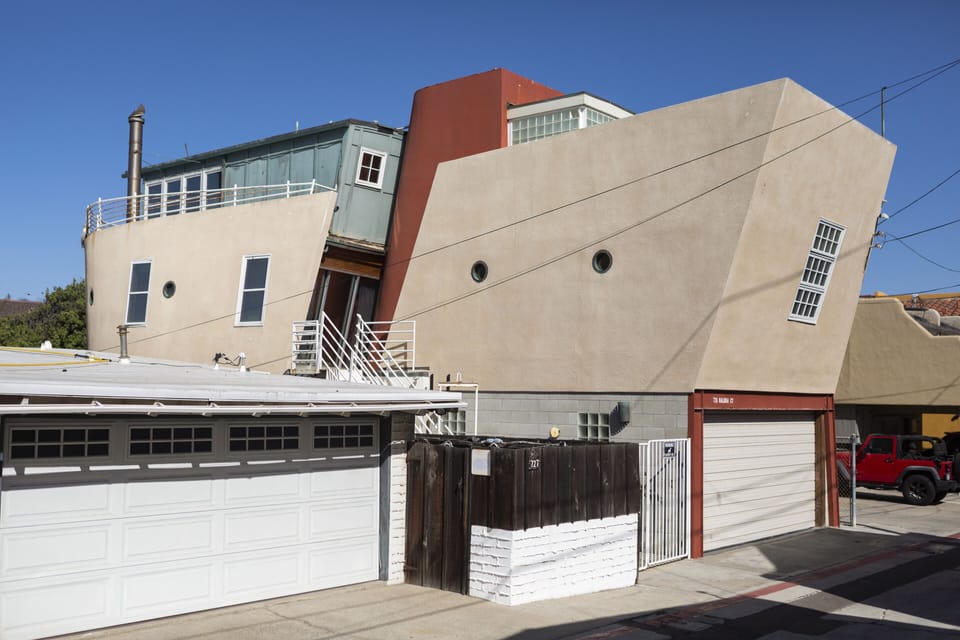 View from alley access.