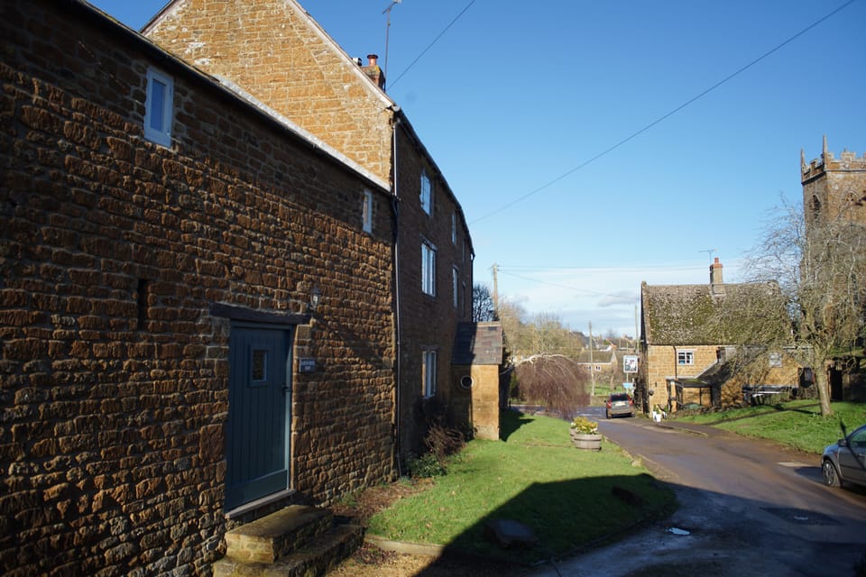 View looking down to village and Pub