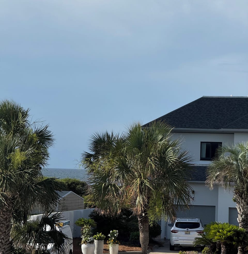 Gulf view from main floor balcony