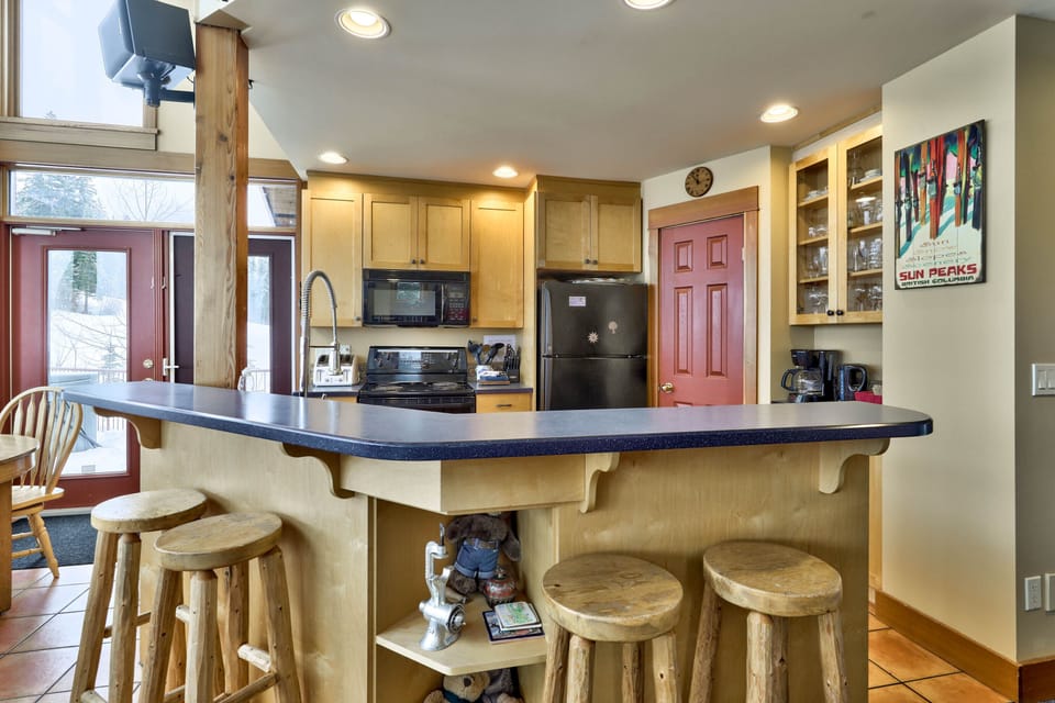 The Kitchen Island with seating for 4
