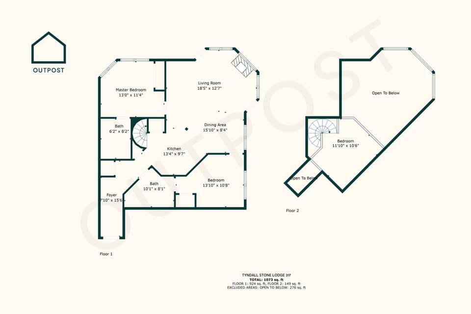 Floor Plan - Tyndall Stone #317