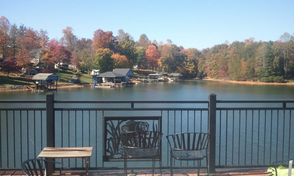 View of cove from upper deck.