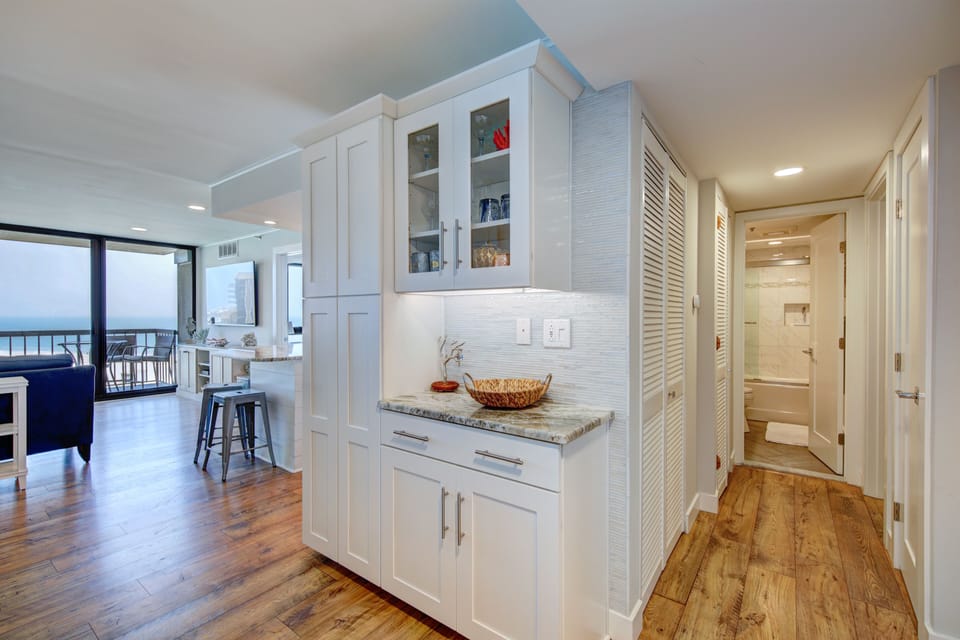 Butler bar with charging station!