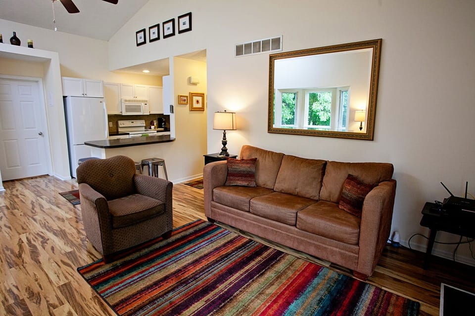 Living Room, Upper Level Peterson Creek Retreat