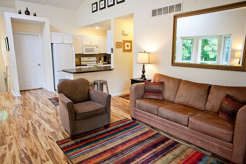Living Room, Upper Level Peterson Creek Retreat