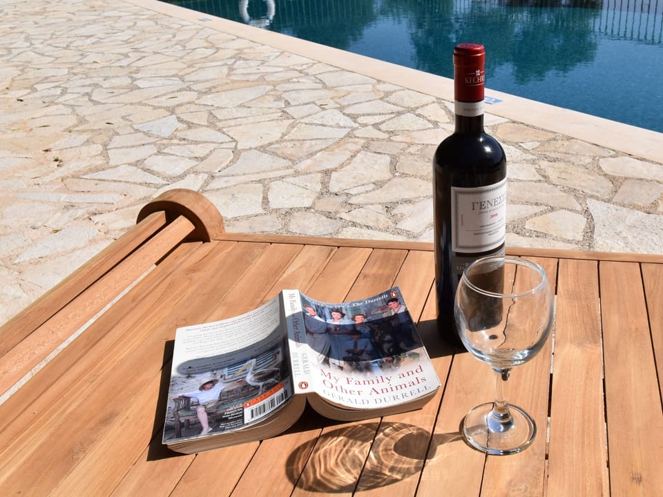 A quiet afternoon in the sun, with a book....