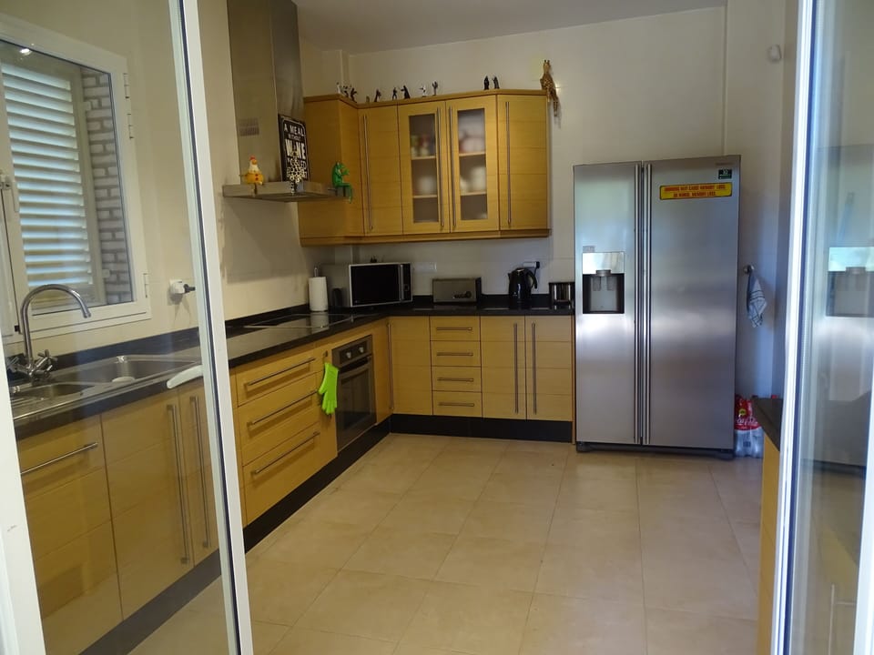 Kitchen, view from terrace
