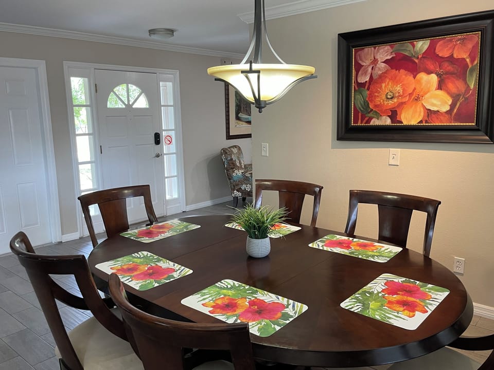 Great table for family dinners and game nights!