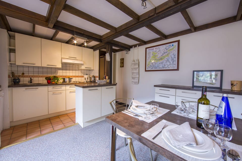 Kitchen and dining area