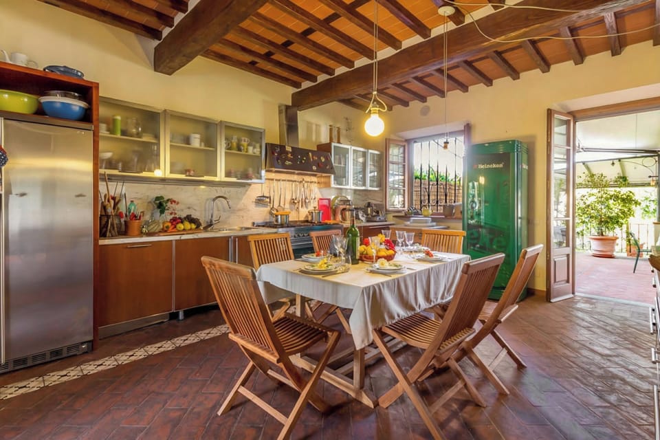 Kitchen and dining area