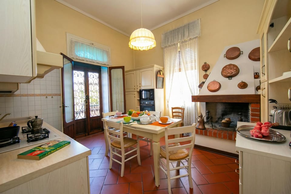 Kitchen and dining area
