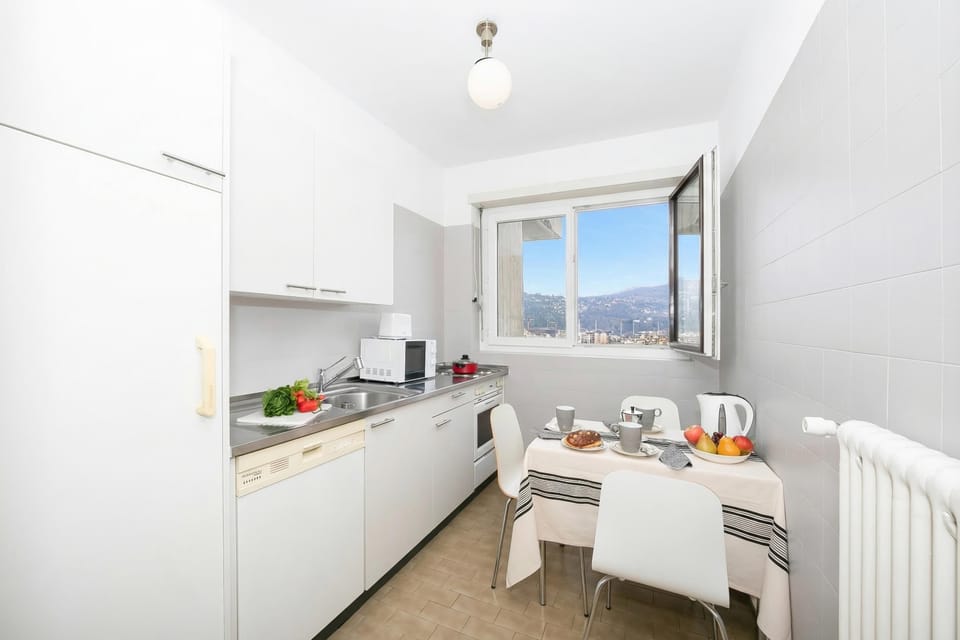 Kitchen and dining area