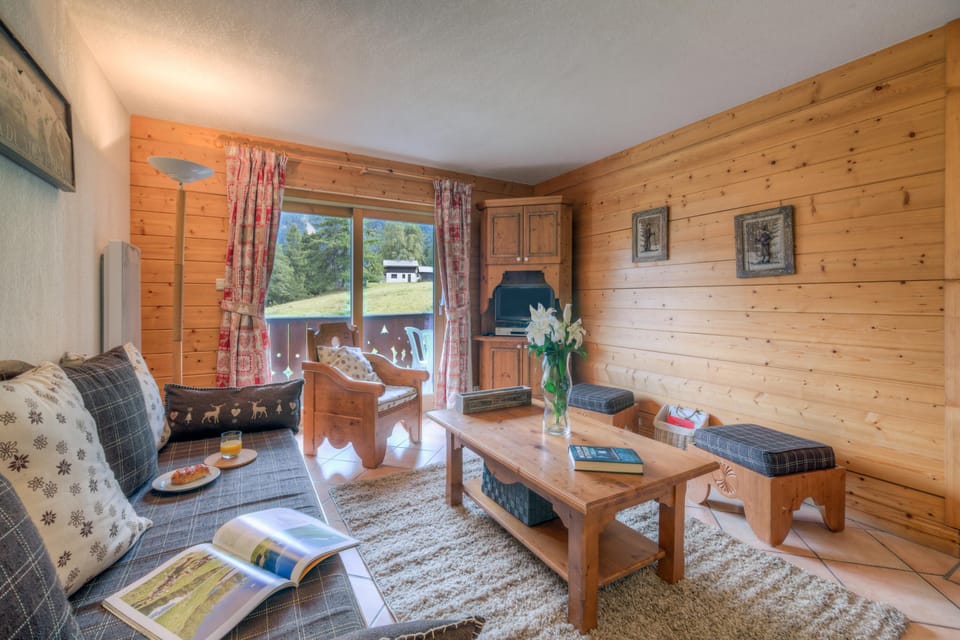 Living room with balcony access