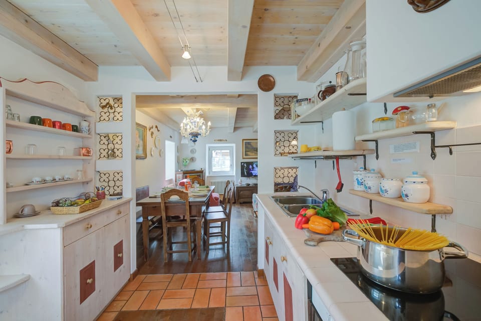Kitchen and dining area