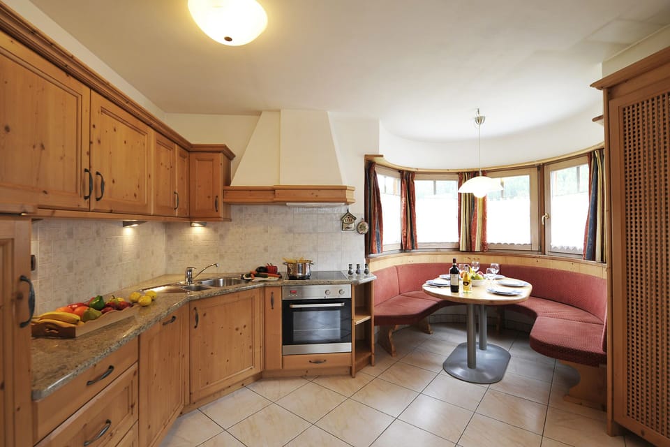 Kitchen and dining area