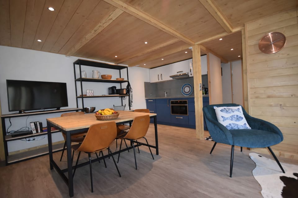 Open plan modern duplex