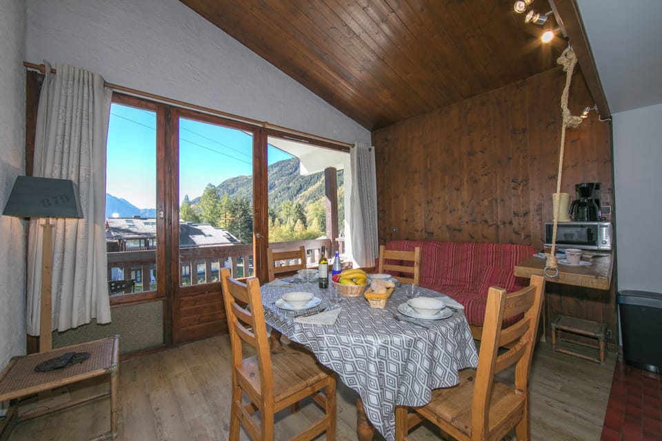Living room with access to a private balcony