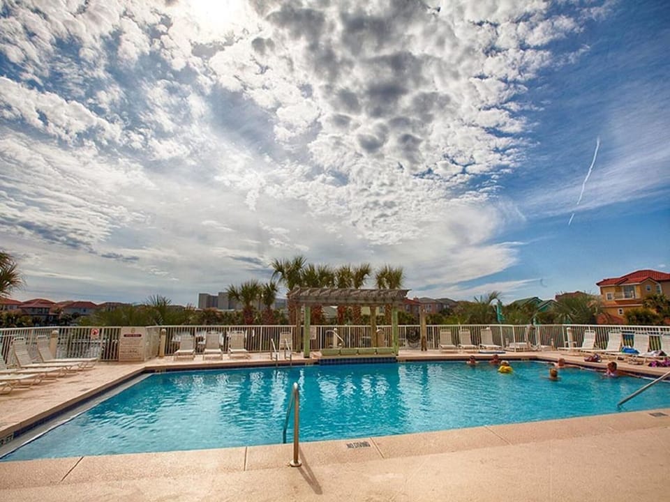 the swimming pool of the Terrace Building
