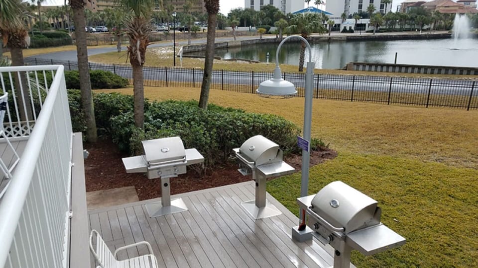 the BBQ area of the Terrace Building