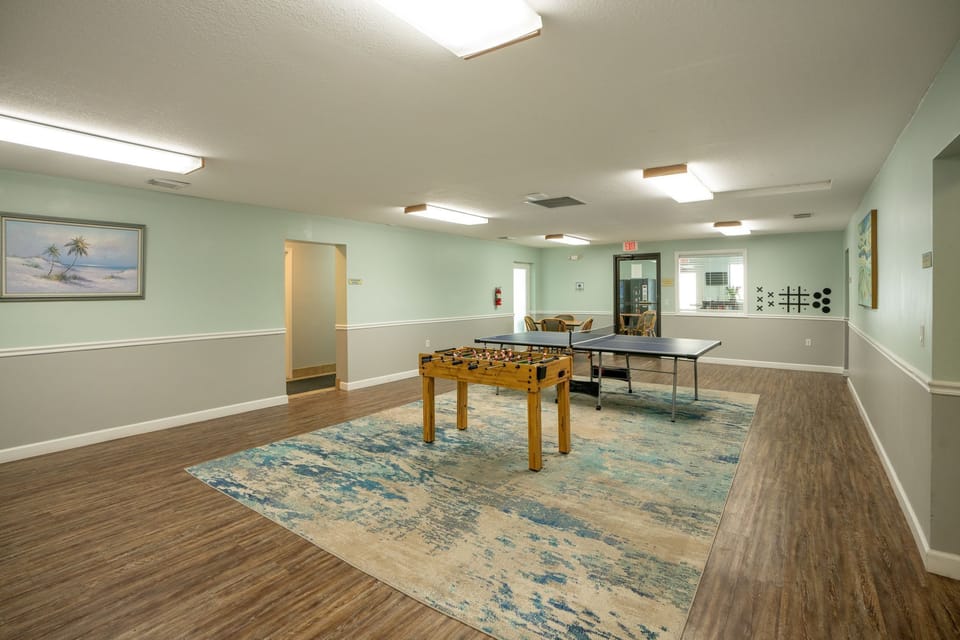 Clubhouse with Ping Pong Table