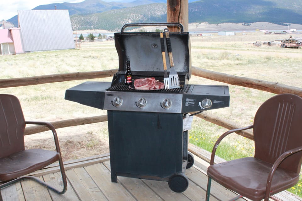 Full gas grill available for those relaxed evenings on the deck!