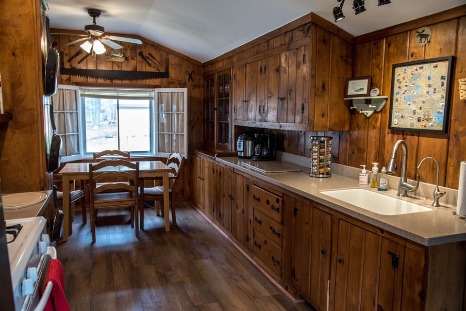 Ample counter space to prepare a meal