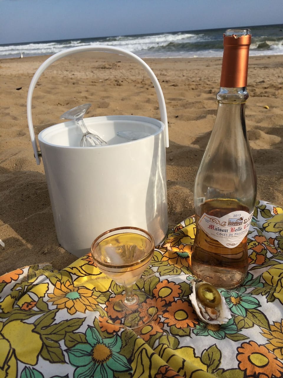 late afternoon picnic
