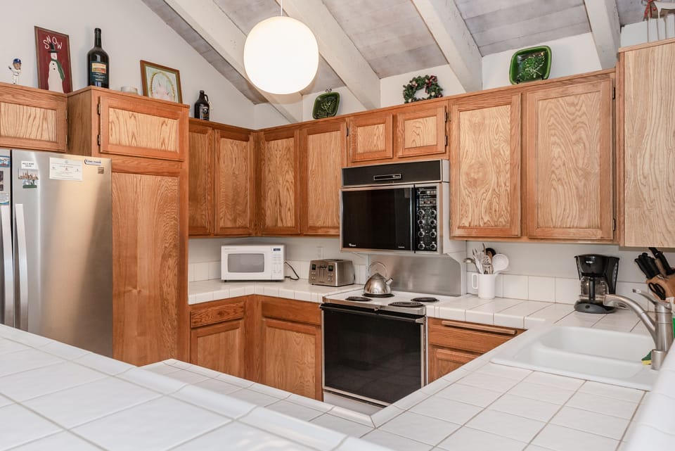 Kitchen (old stove shown, now removed)