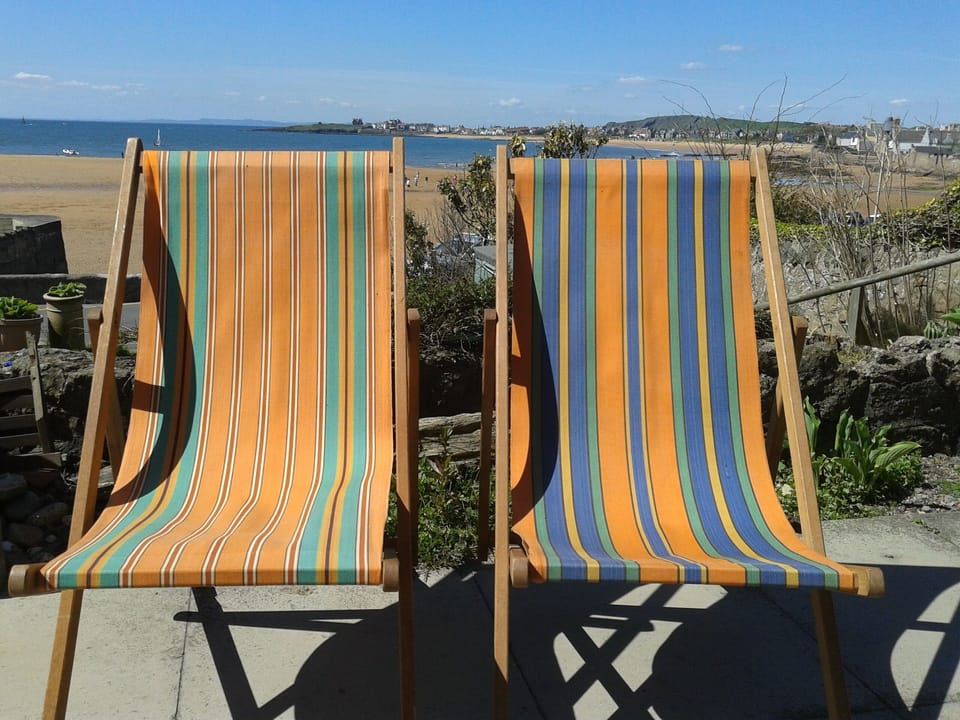 Sun bath from the terrace with views of golden sands that stretch for miles. 