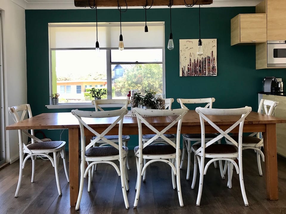 Dining for 10 with  sea views