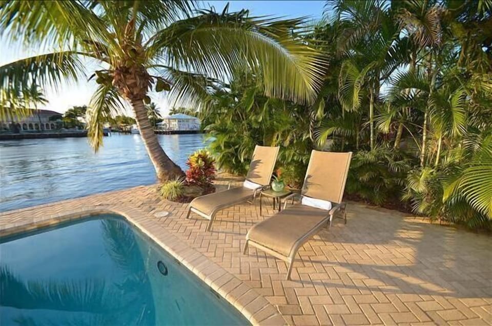 Spectacular Tropical Poolside Lounge Area...