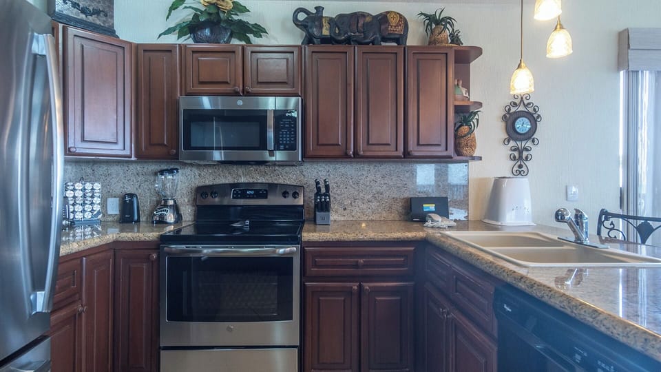 The kitchen.