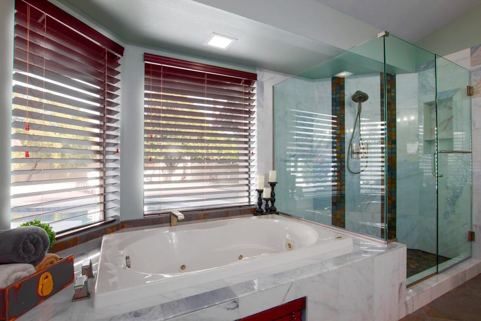 Master Bath Tub and Shower
