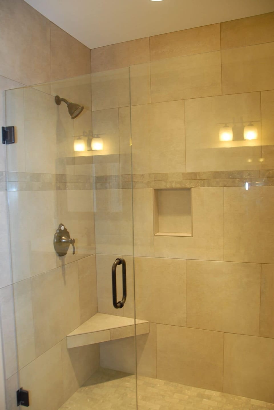 Main Floor Master Suite Shower. 